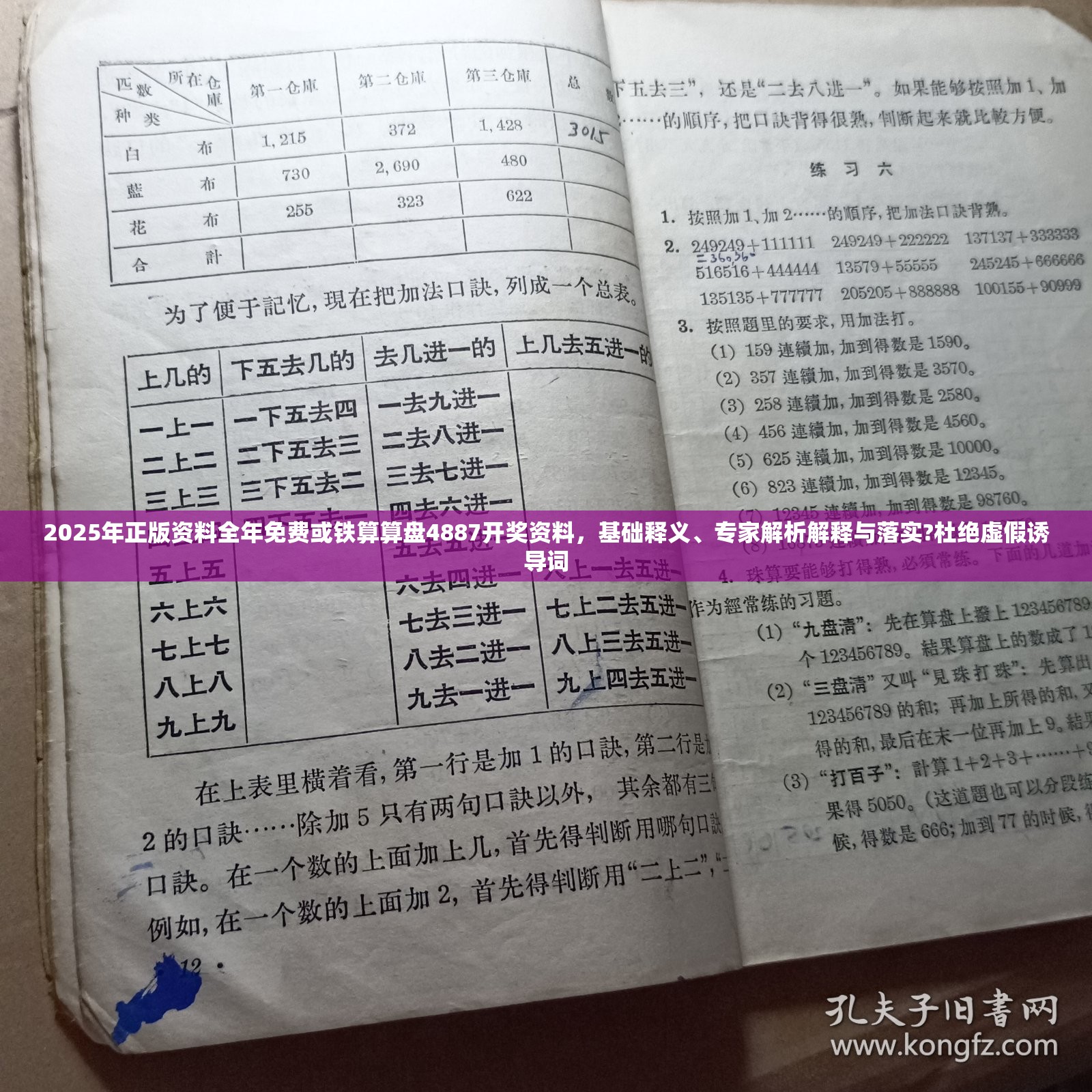 2025年正版资料全年免费或铁算算盘4887开奖资料，基础释义、专家解析解释与落实?杜绝虚假诱导词