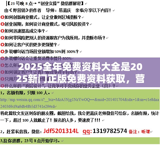 2025全年免费资料大全是2025新门正版免费资料获取，营销释义、专家解析解释与落实,小心言过其实推广